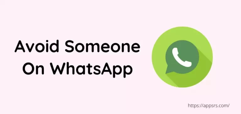 avoid someone on whatsapp without blocking