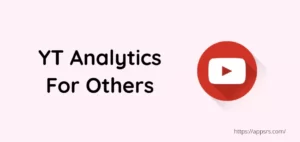 see youtube analytics for other channels