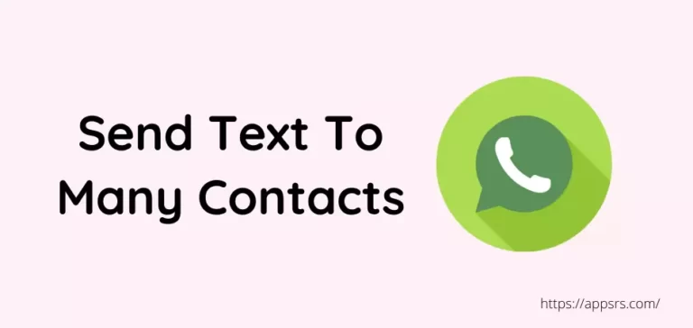 send text to multiple contacts without group message