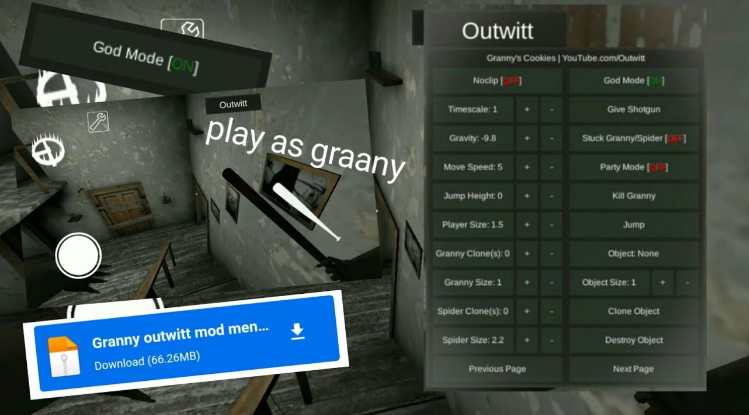 Granny outwitt mod apk download