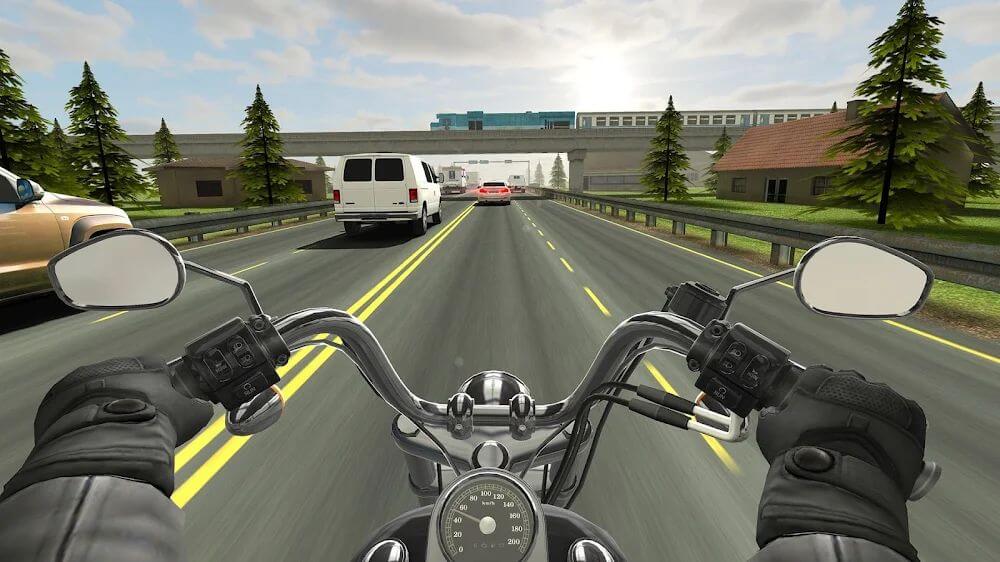 Traffic Rider Mod image 1