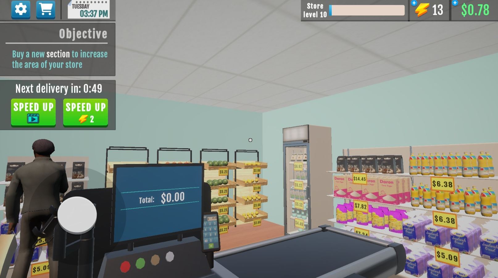 Supermarket Manager Simulator Mod APK