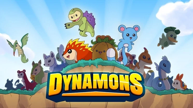 Dynamons world mod apk logo