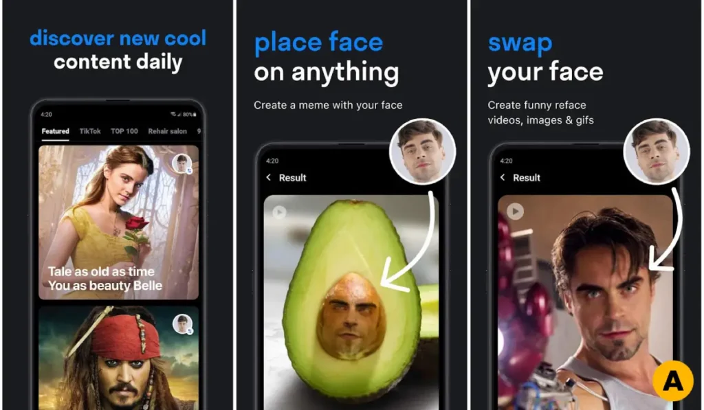 Swap Faces with Reface MOD APK