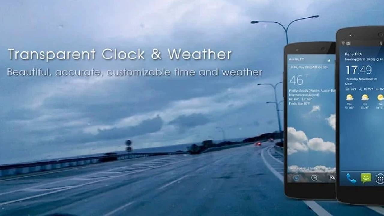 Transparent clock weather Pro MOD APK